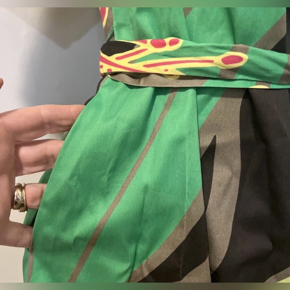 ETCETERA SENSATION Stretch Cotton Short Sleeve Long Dress w/Pockets M - Picture 5 of 12